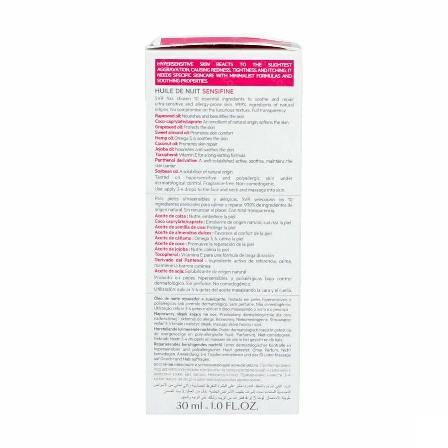 Svr Sensifine Huile Nuit 30ml