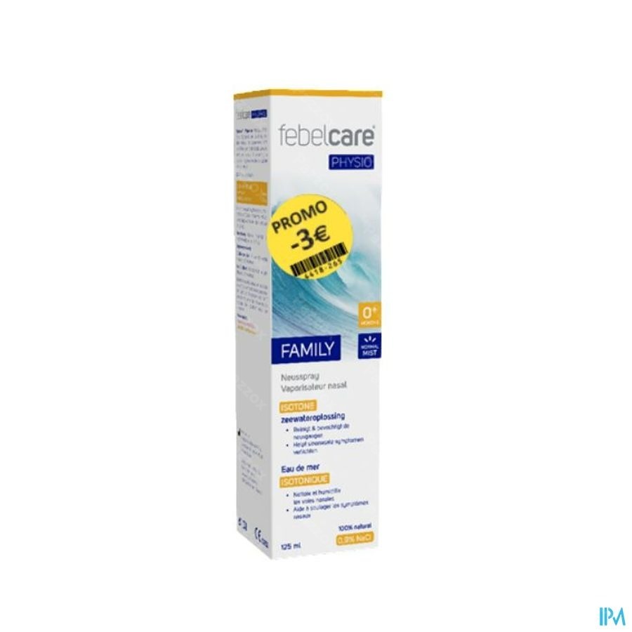 Febelcare Physio Spray Iso Family 125ml Promo -3€