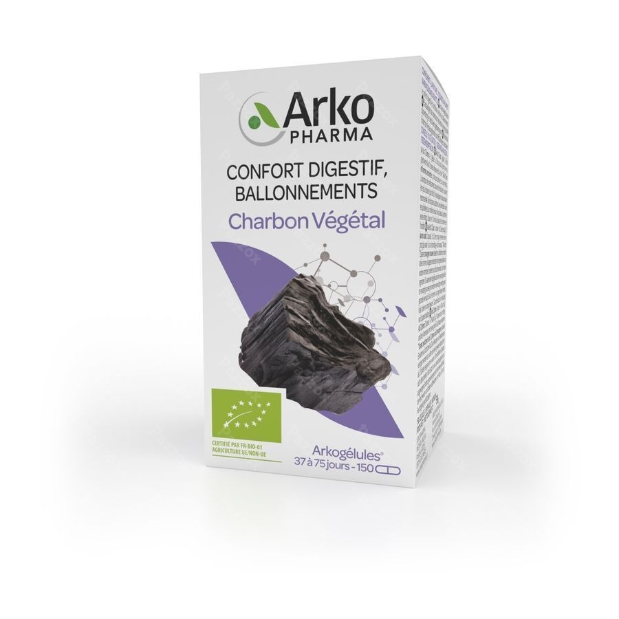 Arkogelules Charbon Vegetal Bio Caps 150