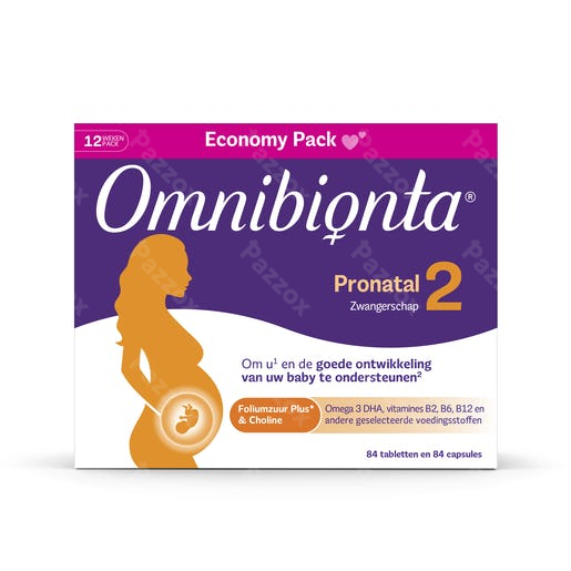 Omibionta Pronatal 2 Grosesse 84 Comprimés + 84 Gélules