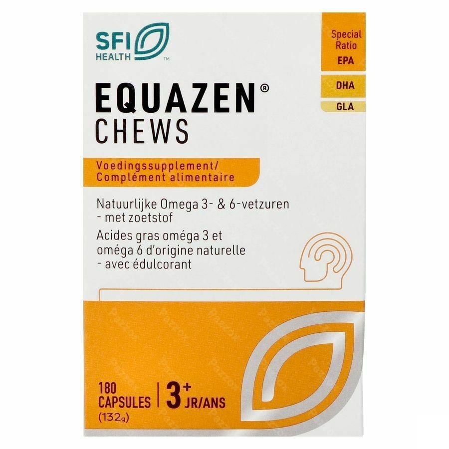 Equazen Omega 3/6 Chews Pot Caps 180