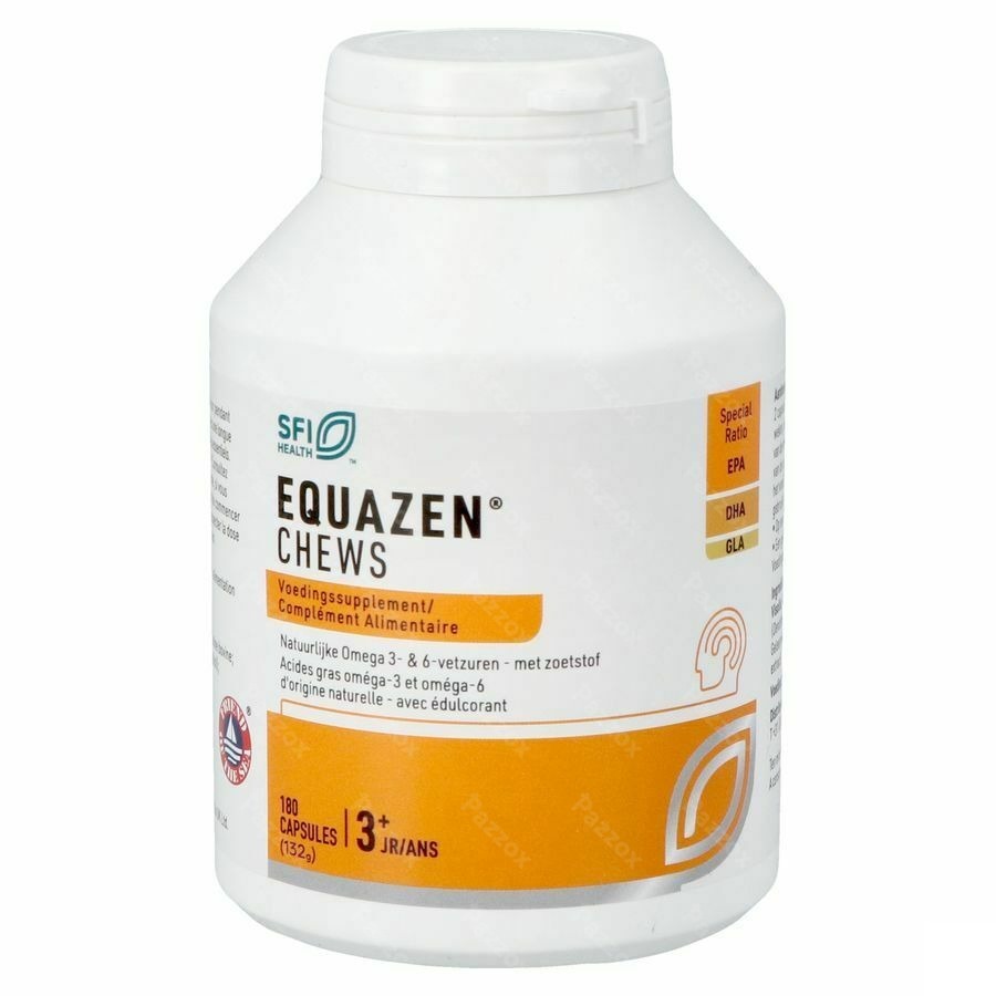 Equazen Omega 3/6 Chews Pot Caps 180