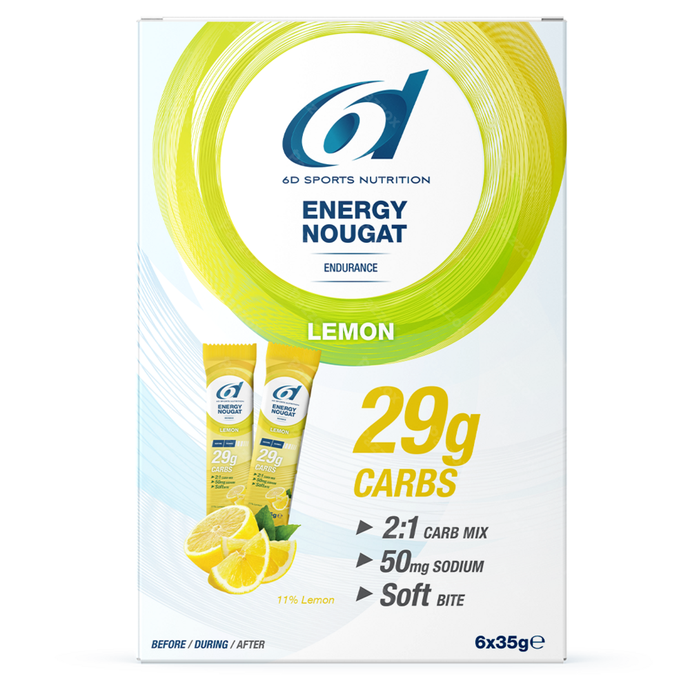 6d Energy Nougat Lemon 6x35g