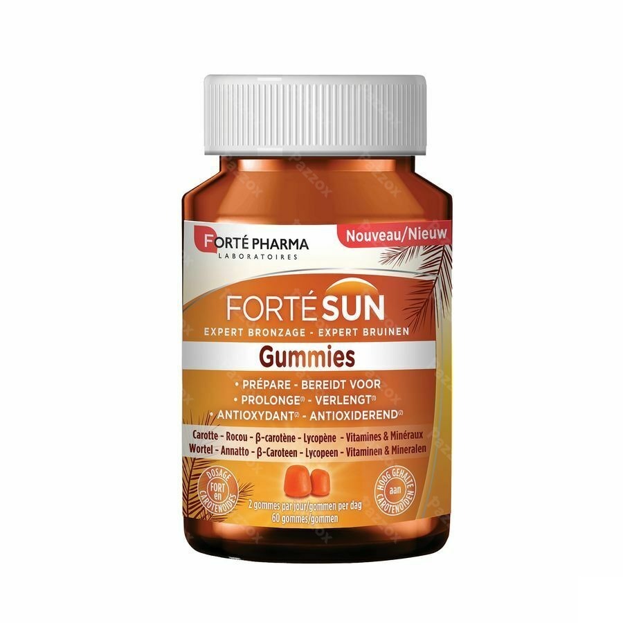 Forté Pharma Fortésun Expert Bronzage 60 Gummies