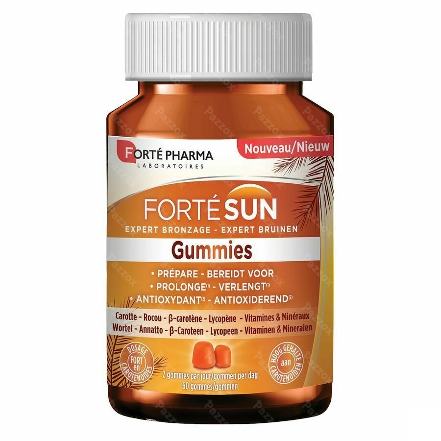 Forté Pharma Fortésun Expert Bronzage 60 Gummies