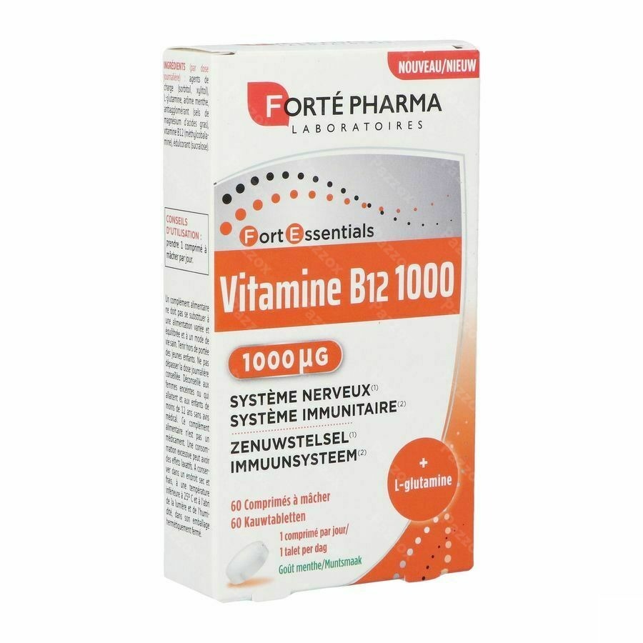 Forté Pharma Vitamine B12 1000 60 Comprimés