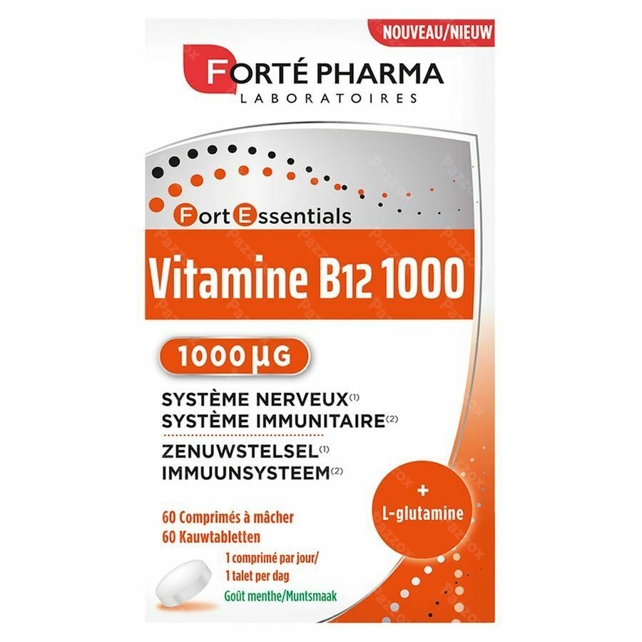 Forté Pharma Vitamine B12 1000 60 Comprimés