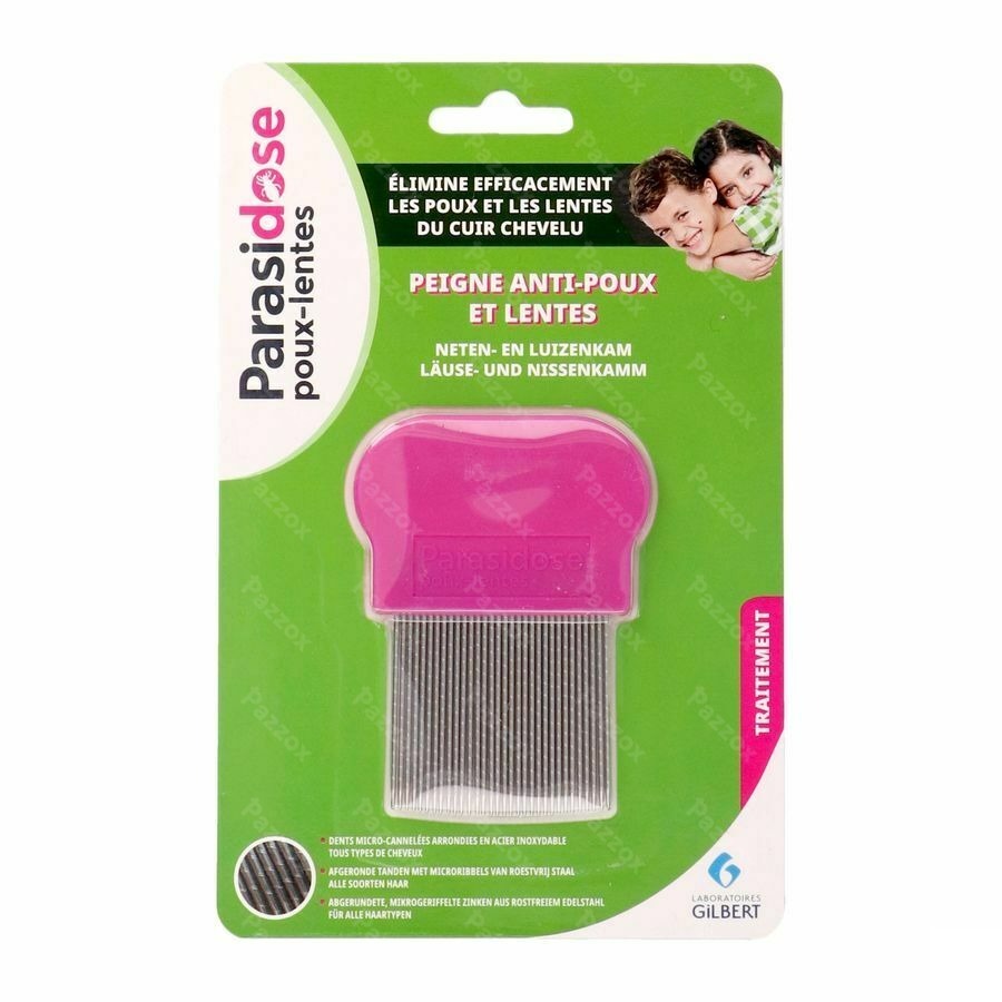 Parasidose Peigne A/poux + Lentes Dents Cann.