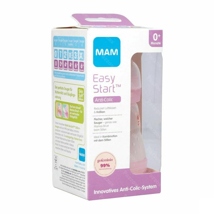 Mam Easy Start A/colic Fille 160ml