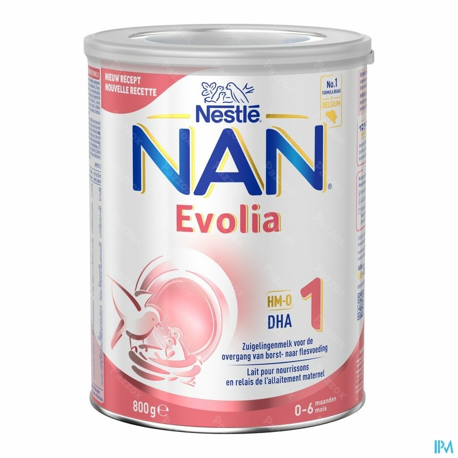Nan Evolia 1 Lait pour Nourrissons Bébé 800g