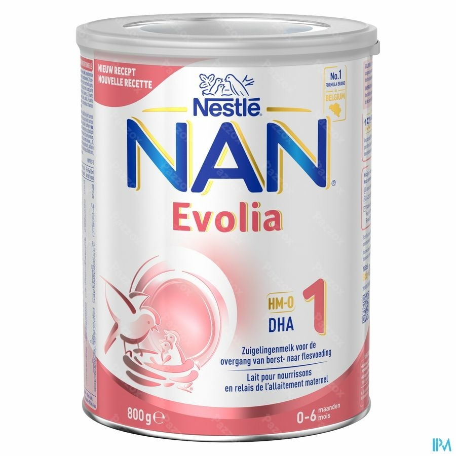 Nan Evolia 1 Lait pour Nourrissons Bébé 800g