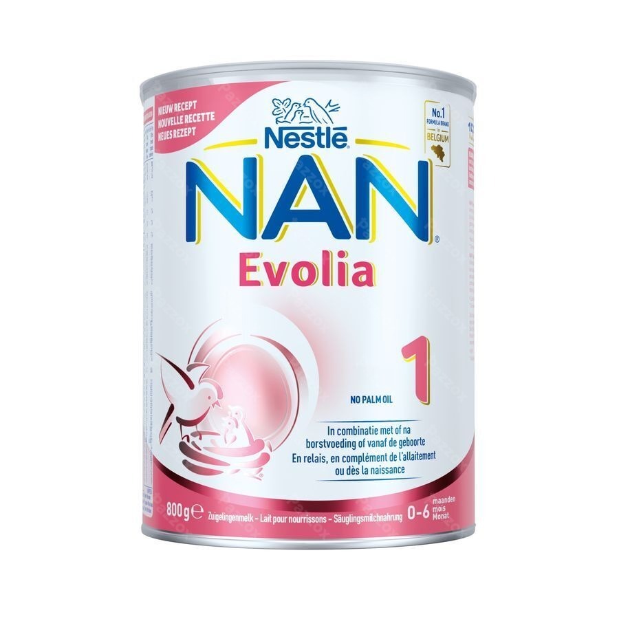 Nan Evolia 1 Lait pour Nourrissons Bébé 800g