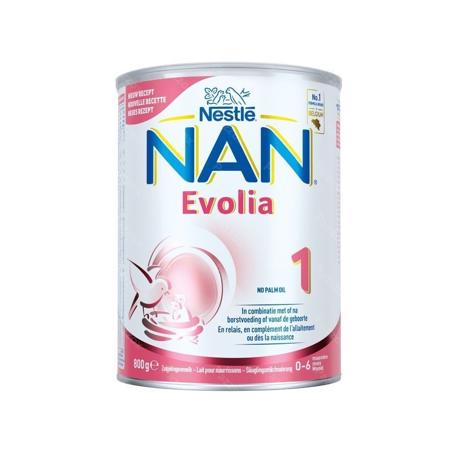 Nan Evolia 1 Lait pour Nourrissons Bébé 800g