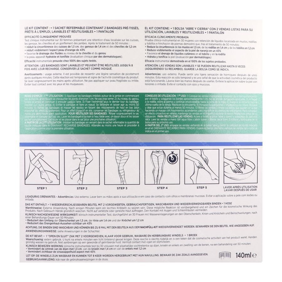 Somatoline Cosm. Bandages Drainant Starterkit