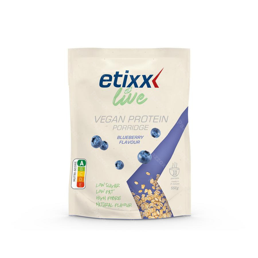 Etixx Live Vegan Protein Porridge Myrtilles 550g