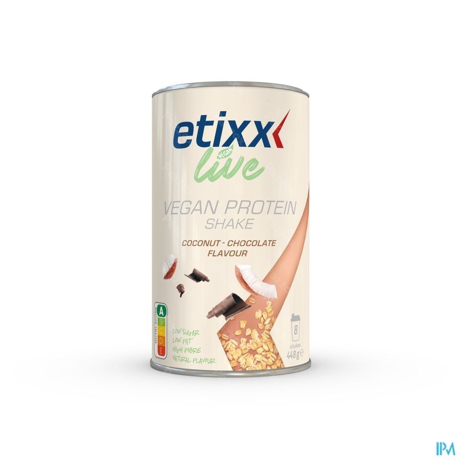Etixx Live Vegan Protein Shake Coco-Choco 448g