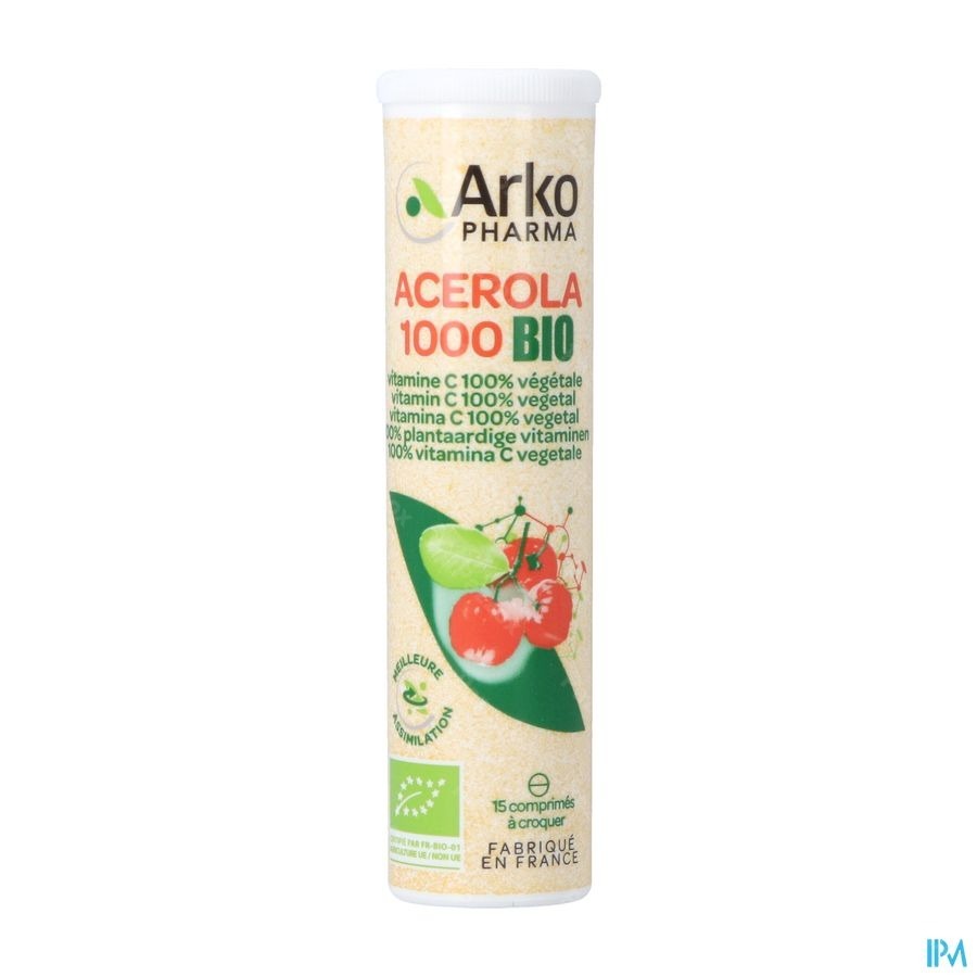 Arkovital Acerola 1000 Bio 30 Comprimés à Croquer 