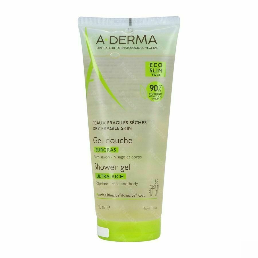 A-Derma Gel Douche Surgras 200ml