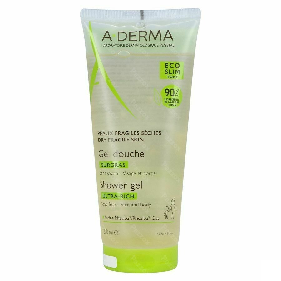 A-Derma Gel Douche Surgras 200ml