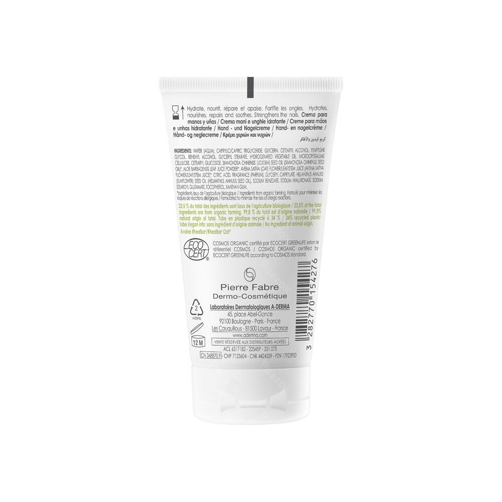 A-Derma Crème Mains Lait Avoine 50ml