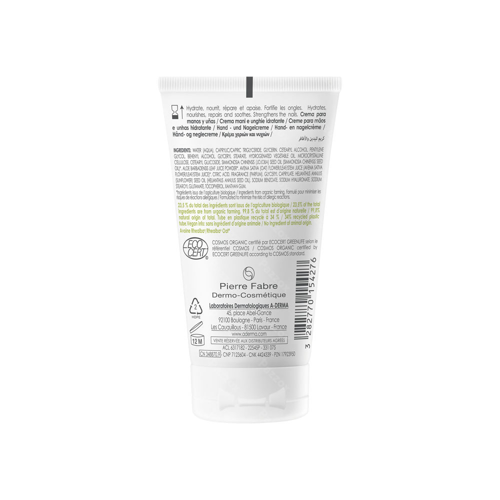 A-Derma Crème Mains Lait Avoine 50ml