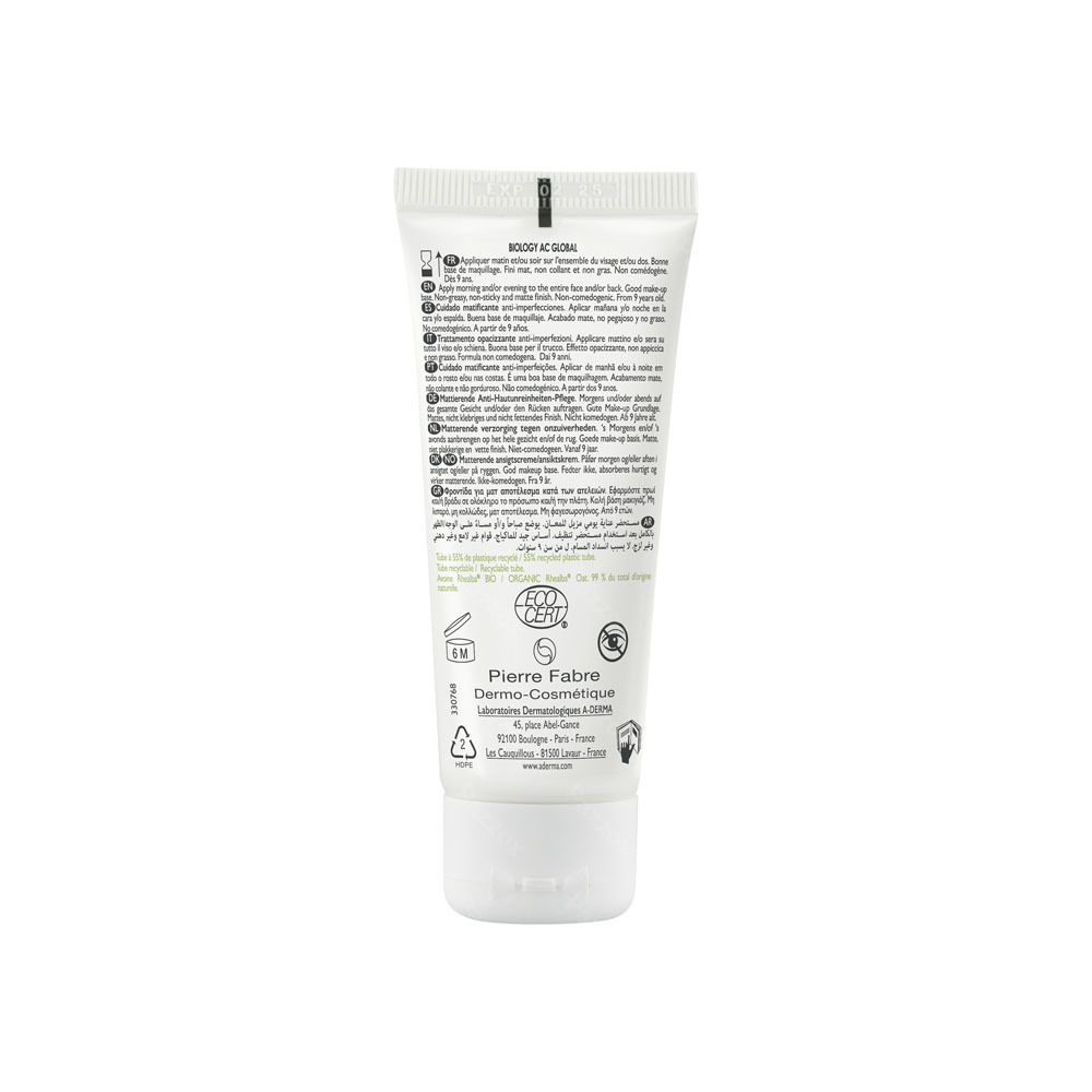 A-Derma Biology Global Soin Imperfections 40ml
