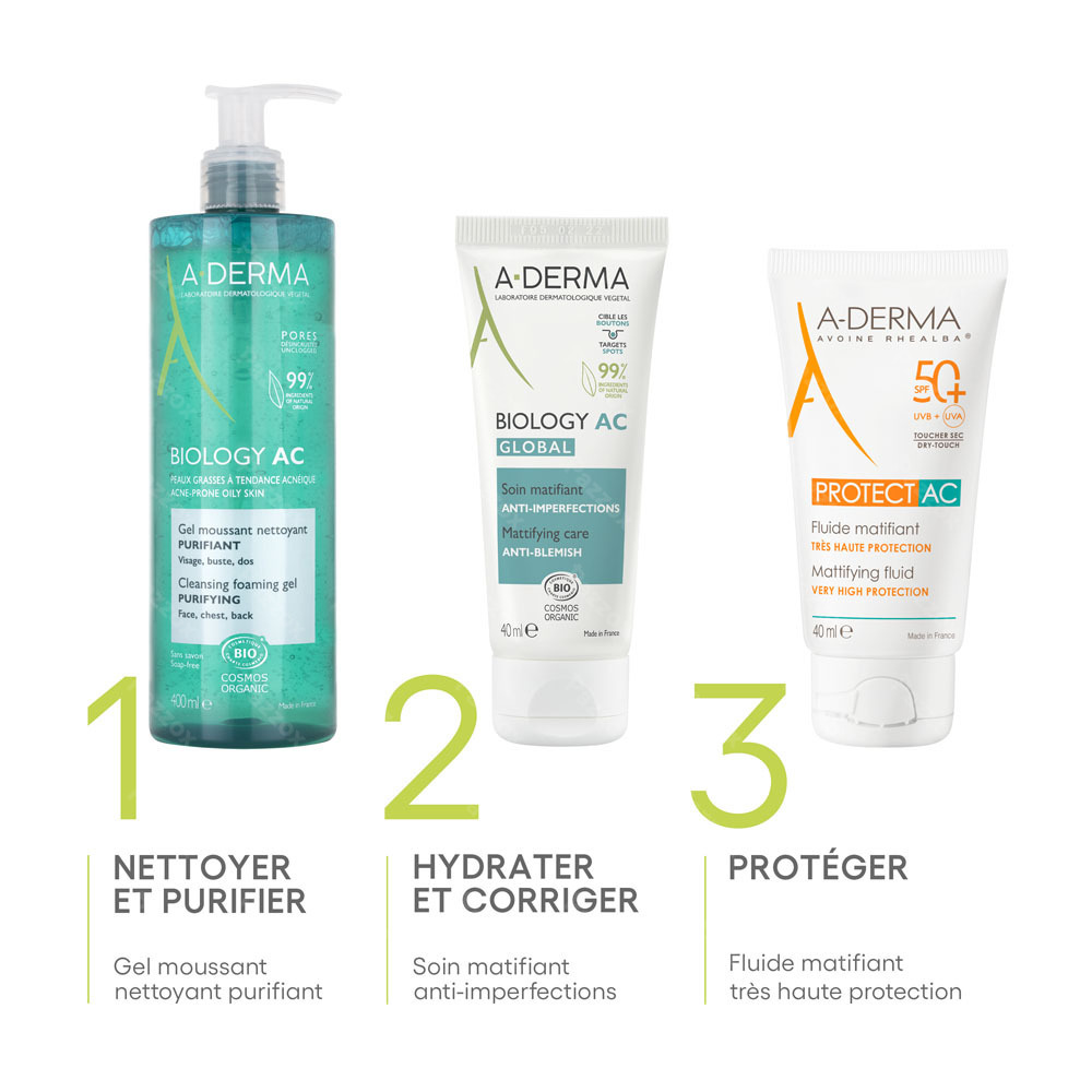 A-Derma Biology Global Soin Imperfections 40ml
