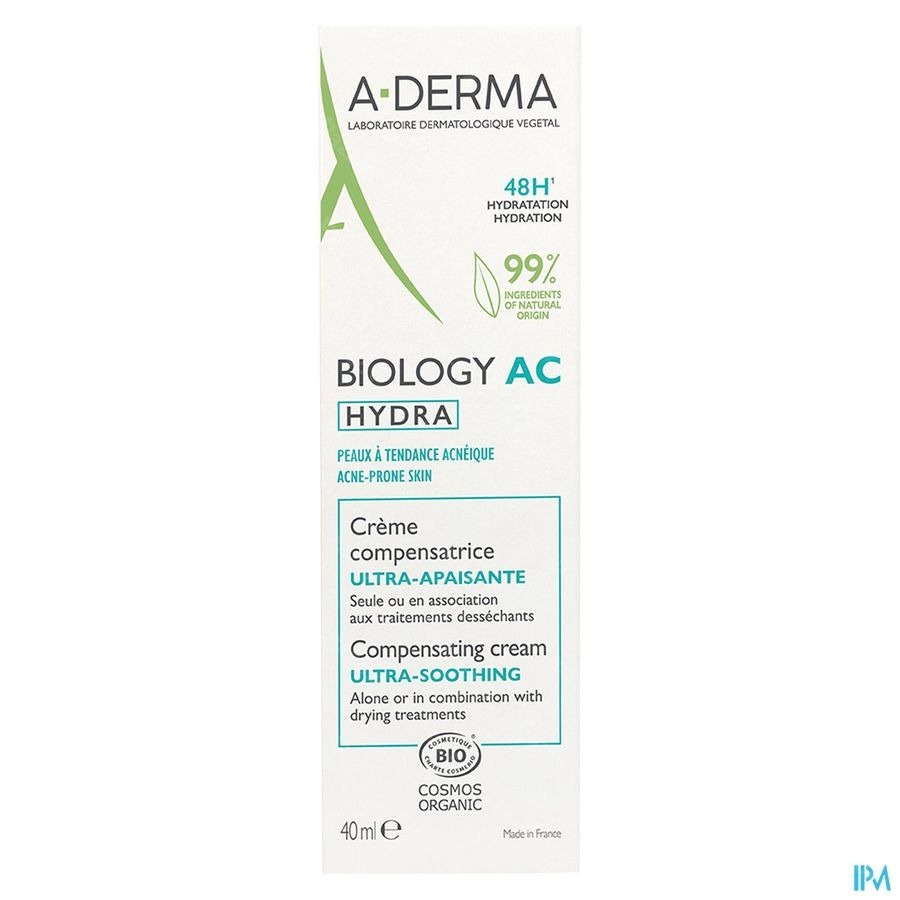 A-Derma Biology Ac Hydra Crème Compensatrice 40ml