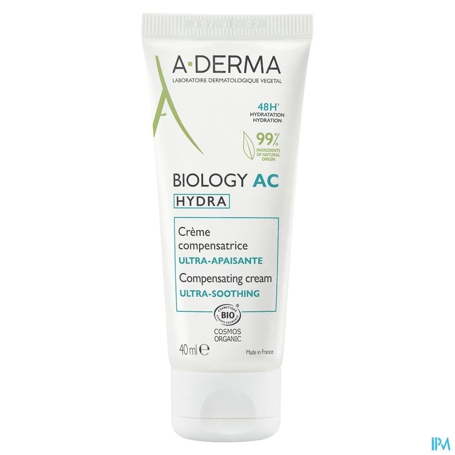 A-Derma Biology Ac Hydra Crème Compensatrice 40ml