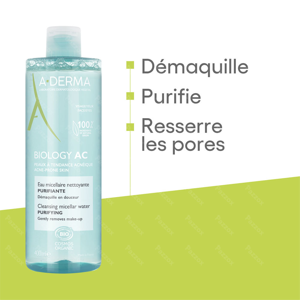 A-Derma Biology Ac Eau Micellaire Purifiante 400ml