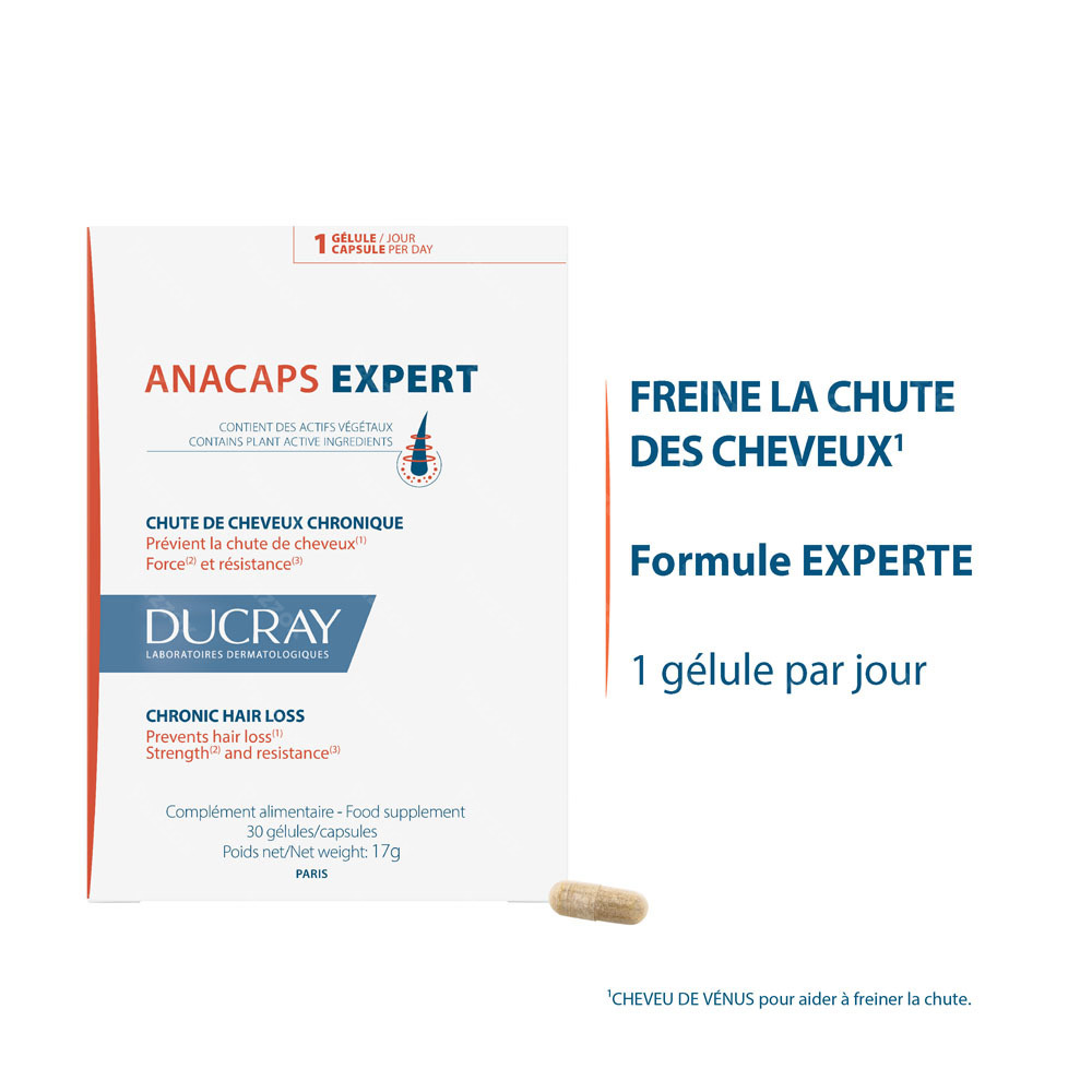 Ducray Anacaps Expert Chute De Cheveux Chronique 90 Gélules