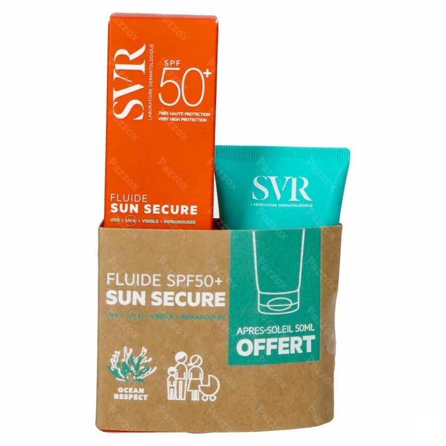 SVR Sleeve Sun Secure Fluide SPF50+Aftersun 50ml Gratuit
