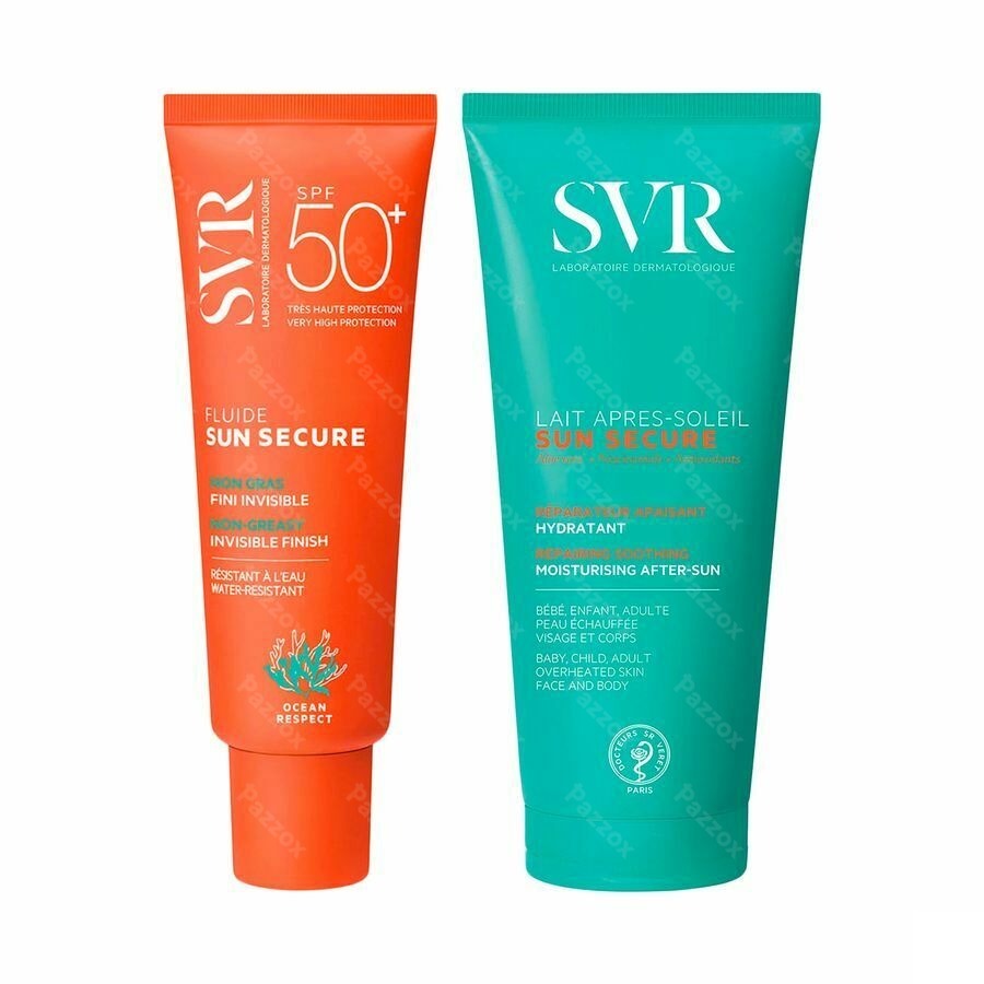 SVR Sleeve Sun Secure Fluide SPF50+Aftersun 50ml Gratuit
