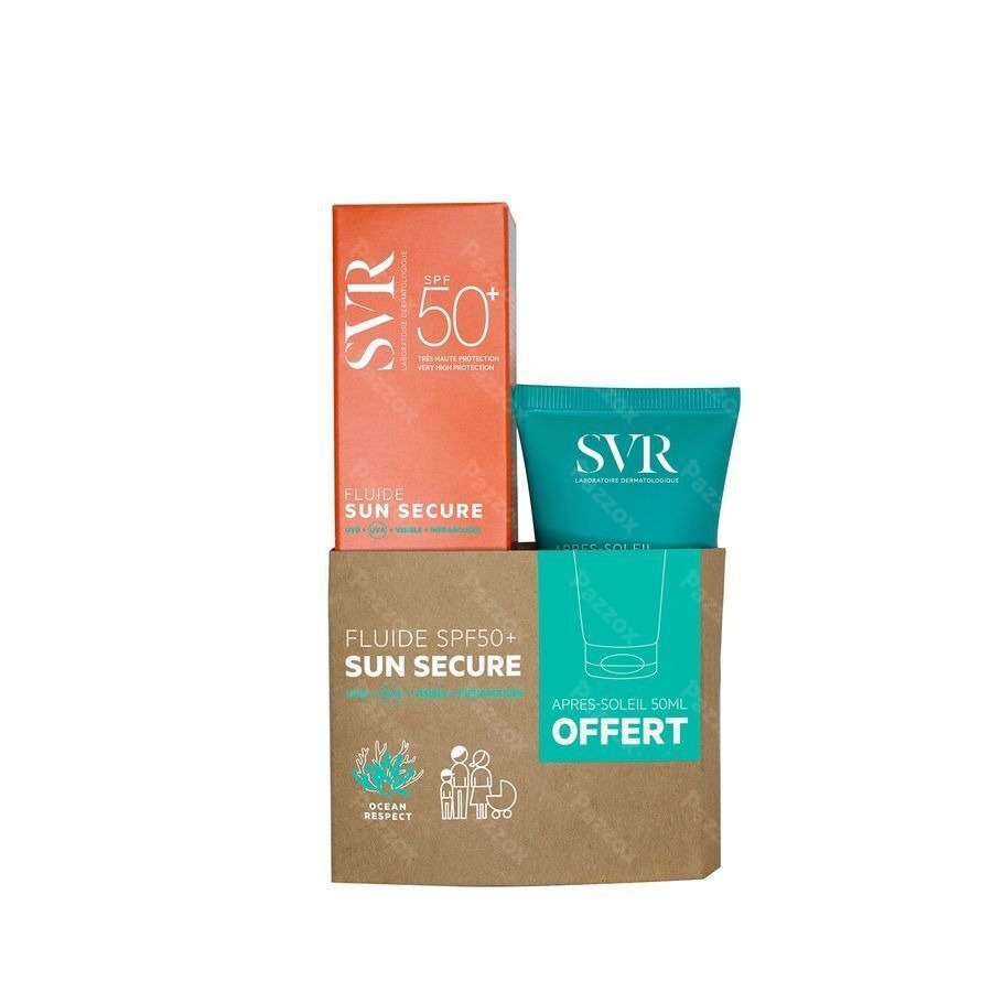 SVR Sleeve Sun Secure Fluide SPF50+Aftersun 50ml Gratuit