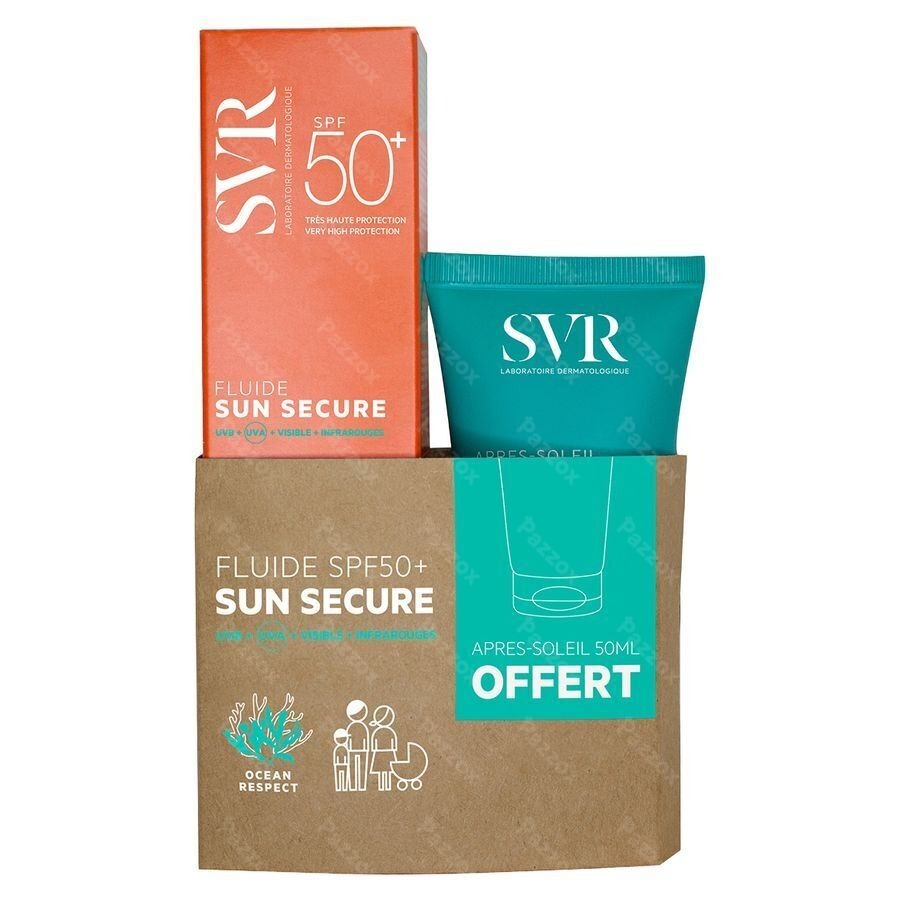 SVR Sleeve Sun Secure Fluide SPF50+Aftersun 50ml Gratuit