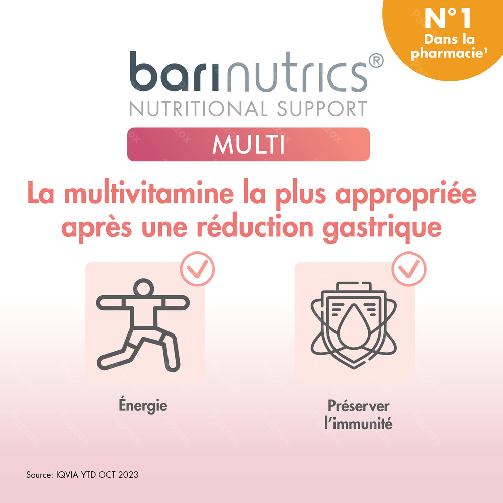 Barinutrics Multi Cerise 90 Comprimés à Mâcher