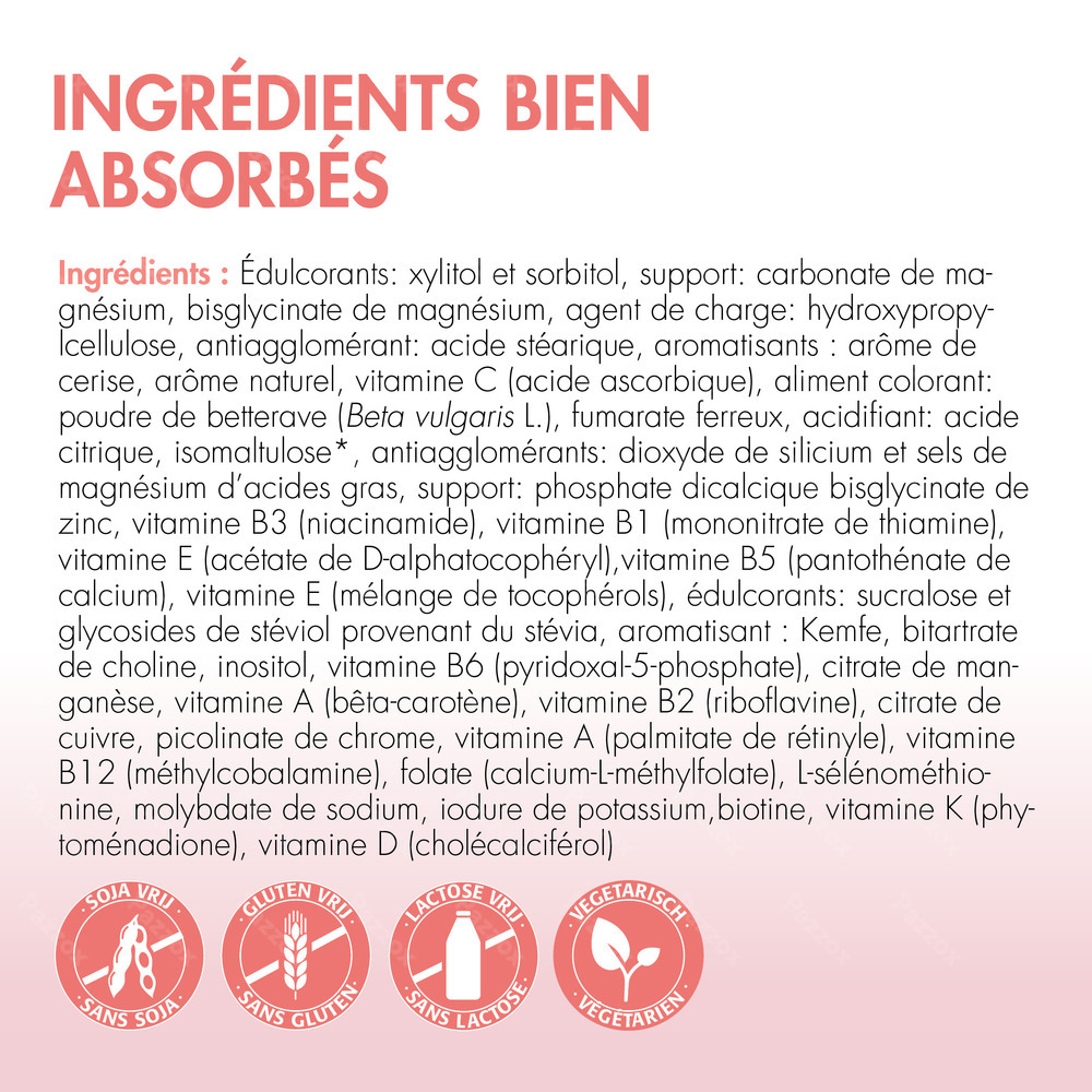 Barinutrics Multi Cerise 90 Comprimés à Mâcher