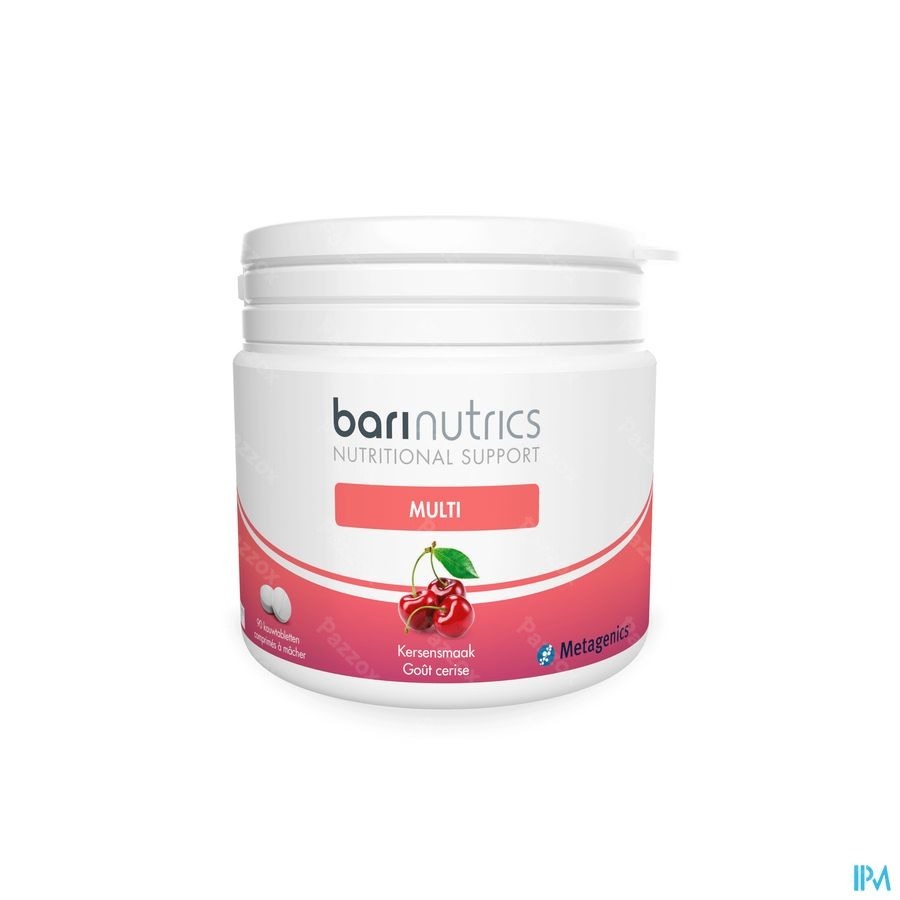 Barinutrics Multi Cerise 90 Comprimés à Mâcher