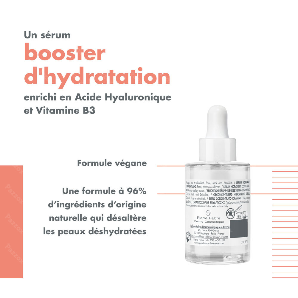 Avène Hydrance Boost Serum Concentre Hydratant 30ml