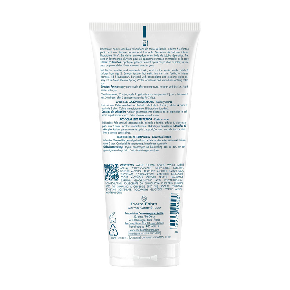 Avène Après Soleil Lait Reparateur 200ml