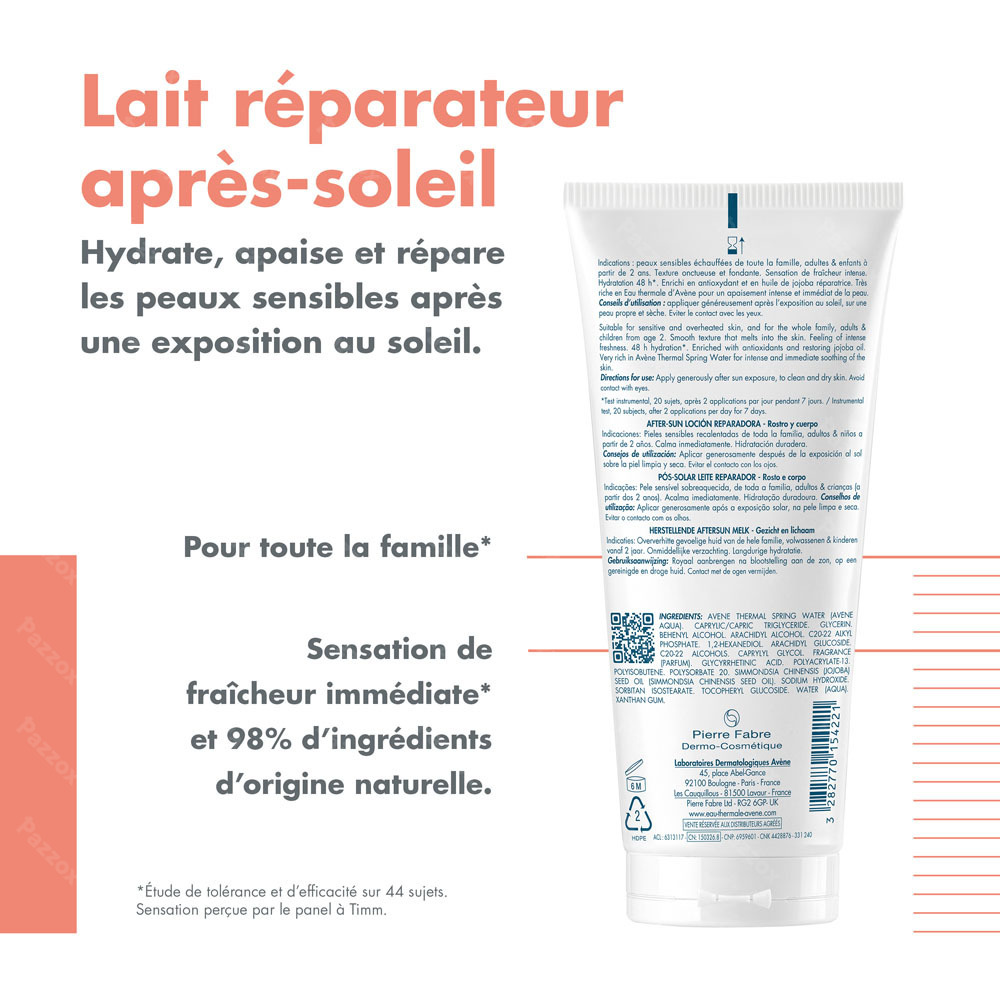 Avène Après Soleil Lait Reparateur 200ml