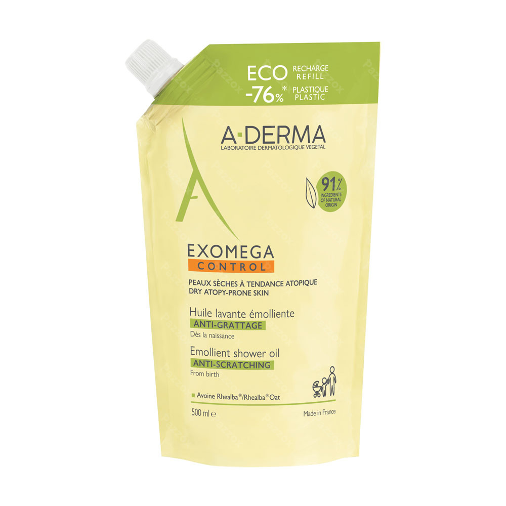 A-Derma Exomega Control Huile Emollient Refill 500ml