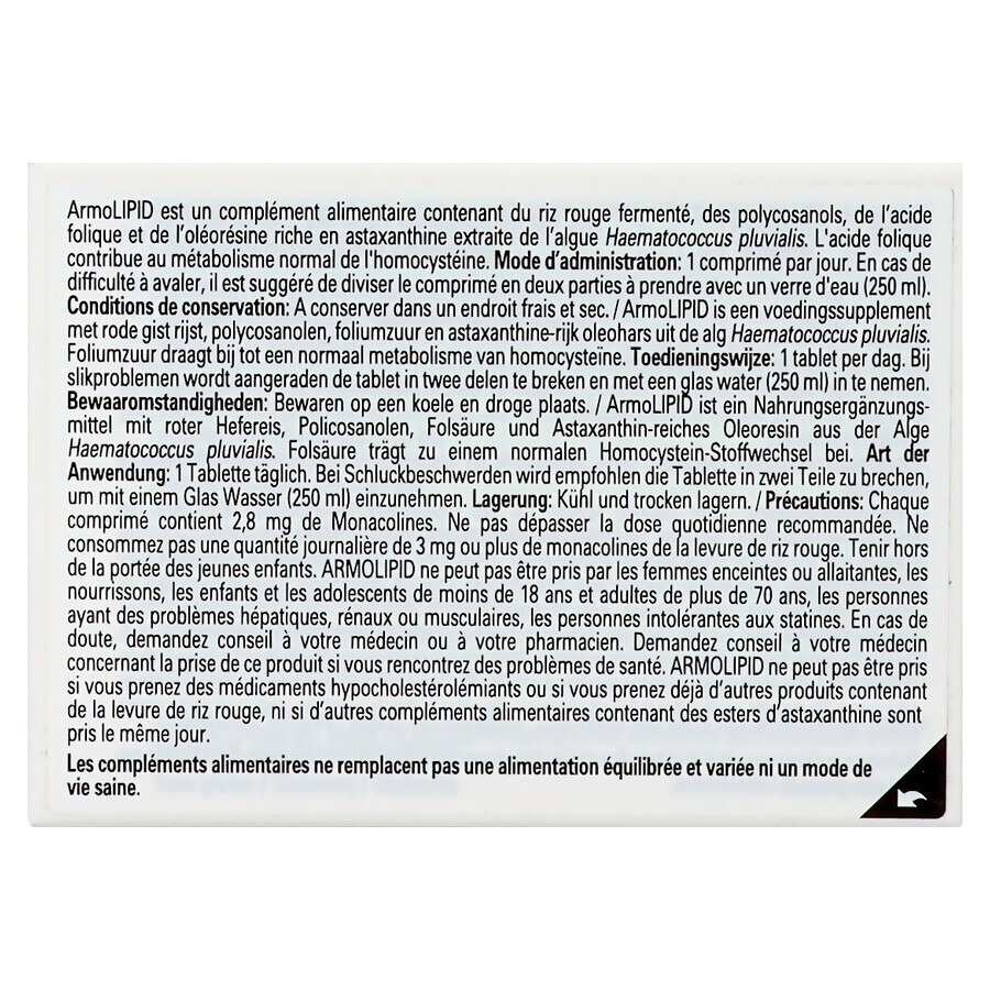 Armolipid 60 Comprimées