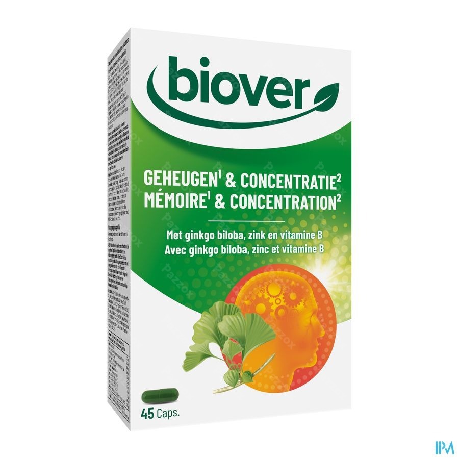 Biover Memoire Et Concentration Caps 45