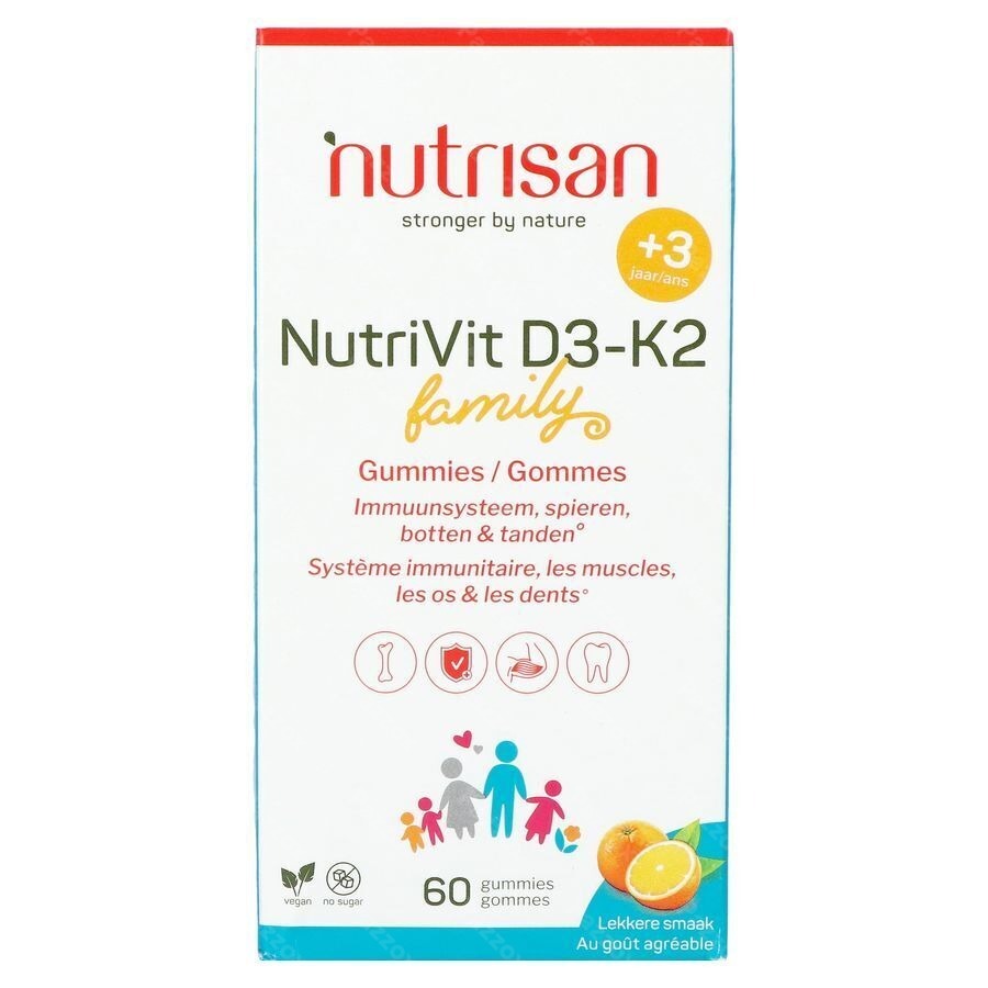 Nutrisan Nutrivit D3-K2 60 Gommes