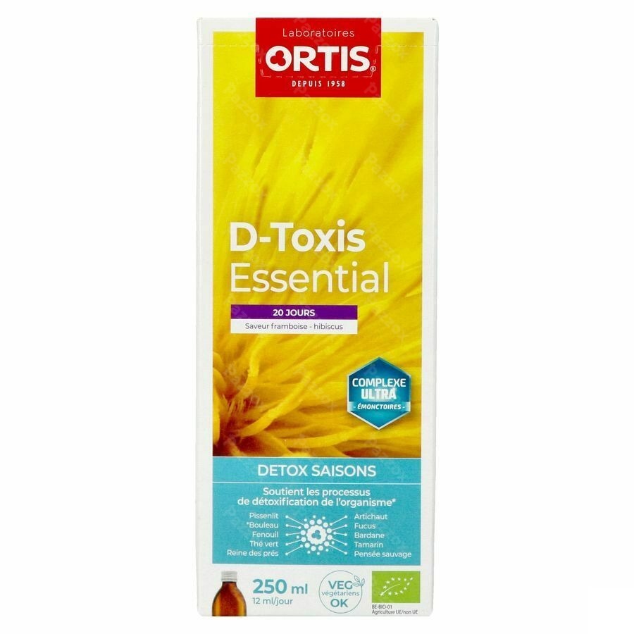D Toxis Essential Framboise Hibiscus Bio 250ml