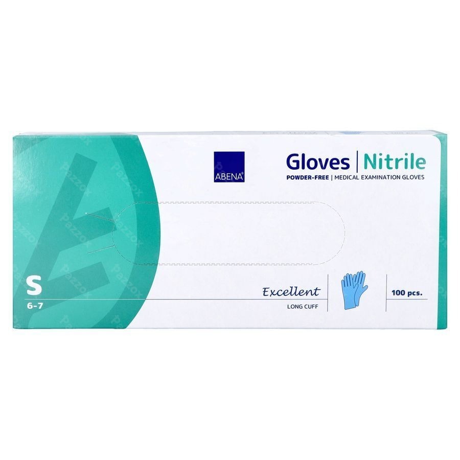 Abena Excellent Gant Nitril S Bleu