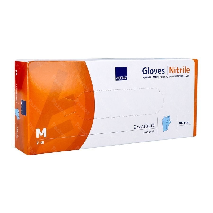 Abena Excellent Gant Nitril M Bleu