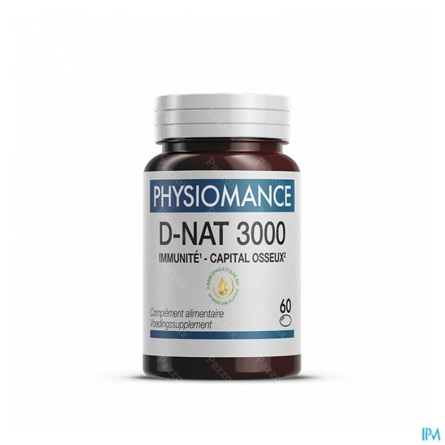 Physiomance D-nat 3000 IU 60 Gélules