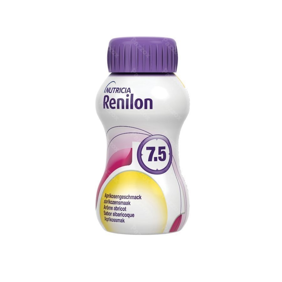 Renilon 7.5 Abricot Bouteille 4x125ml 177033 Nf